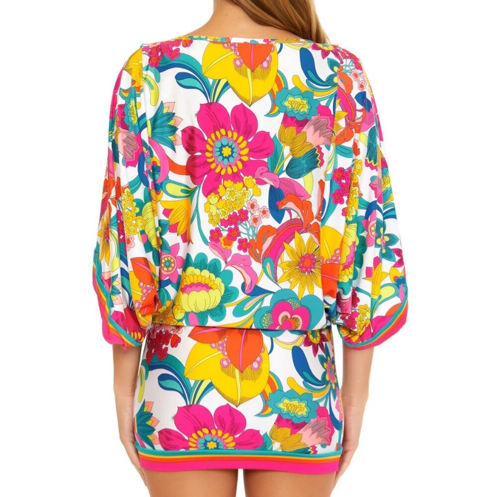 NWT Trina Turk Fontaine Top Tunic Cover Up Dress - Picture 2 of 3